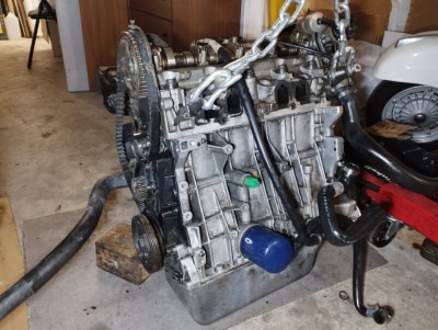Engine removed
