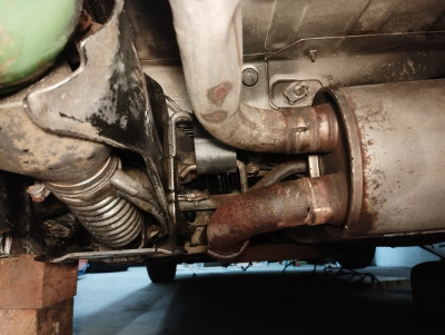 rusty exhaust